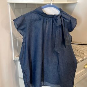 Very lightweight denim look top